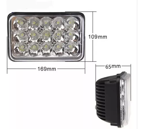 FOCO LED RECTANGULAR - 3