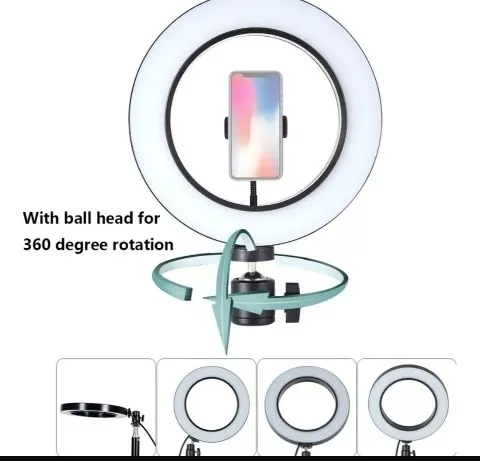 ARO LUZ LED SOPORTE CELULAR - 2