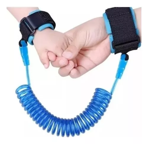 BRAZALETE CORREA SEGURIDAD ANTIPERDIDAS AZUL - 1