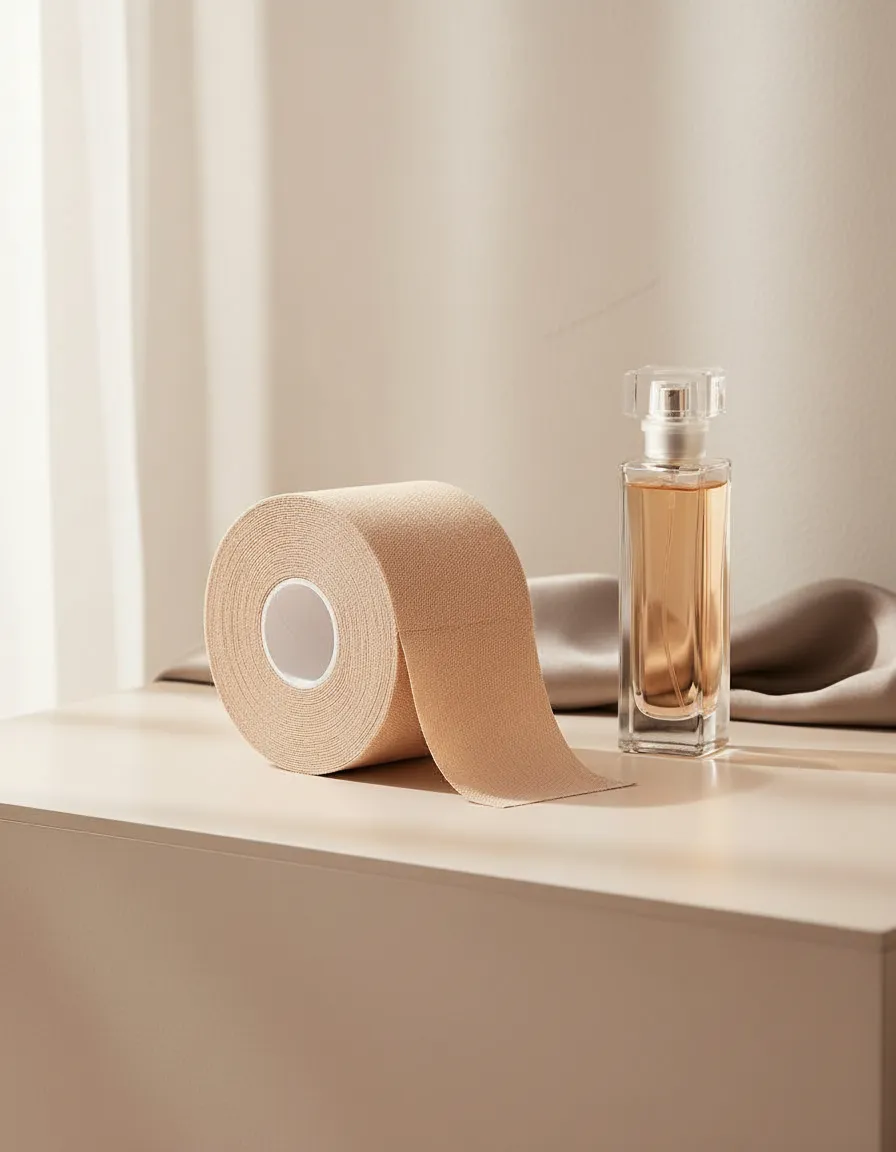 SUJETADOR MUJER BEIGE CINTA ADHESIVO - 2