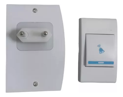 TIMBRE INALÁMBRICO PORTATIL BLANCO - 2