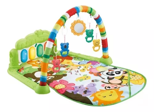 GIMNASIO MULTICOLOR CON PIANO BEBE - 1