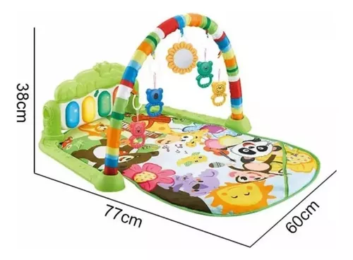 GIMNASIO MULTICOLOR CON PIANO BEBE - 2
