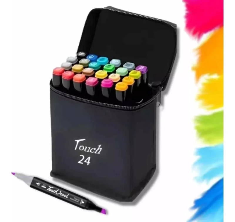 ESTUCHE DE 24 MARCADORES DE COLORES - 2