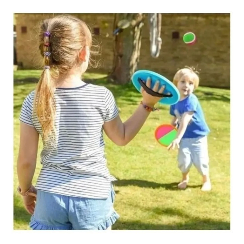 2 PALETAS + PELOTA ADHESIVA - 2