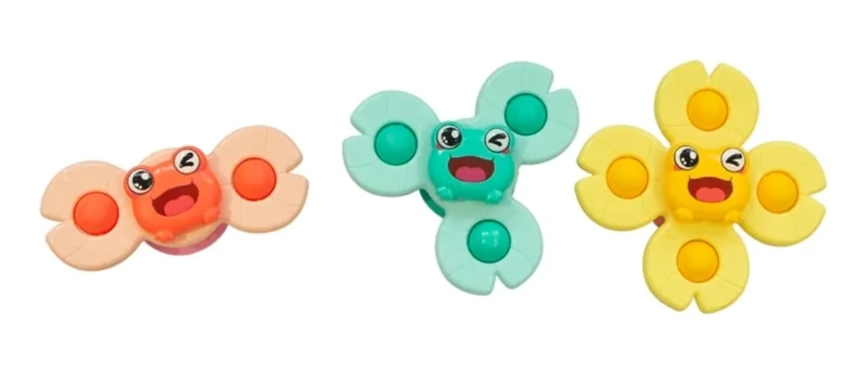 SET 3 SPINNER JUGUETE GIRATORIO - 2