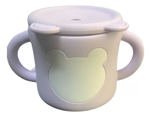 VASO DE SILICONA CON BOMBILLA PARA BEBE - 6
