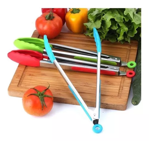 PINZAS DE ACERO PARA COCINA Y COMEDOR - 1
