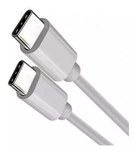 CABLE USB TIPO C A TIPO C ENTRADA DOBLE DATOS Y CARGA RAPIDA - 1