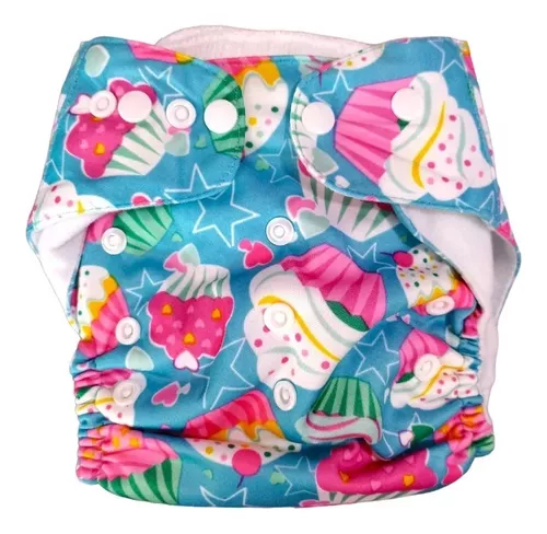 PACK 5 PAÑALES TELA REUTILIZABLE - 2