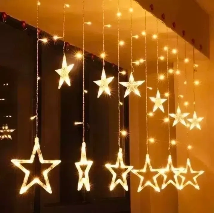 LUCES LED CORTINA PARA NAVIDAD - 2