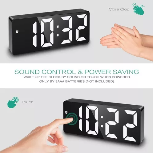 RELOJ DESPERTADOR DIGITAL ESCRITORIO - 2