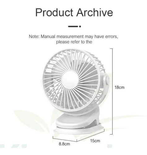 VENTILADOR MINI SOBRE MESA PORTATIL - 3