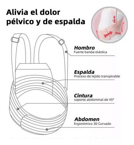 FAJA MATERNAL SOPORTE PRENATAL - 5