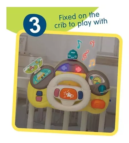 VOLANTE INFANTIL MULTIFUNCION BEBE - 5