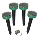 4 ESTACAS SOLAR LUZ LED CON REPELENTE - 1