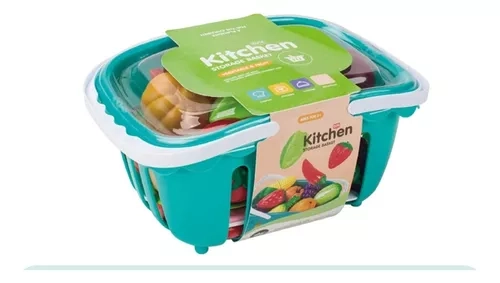 JUGUETE DIDACTICO DE COMIDA  FRUTAS CON  VELCRO - 1