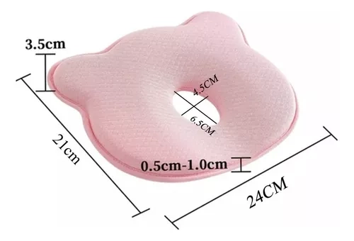 ALMOHADA PARA BEBES COJIN CABEZA PLANA - 3
