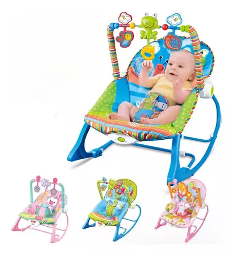 SILLA MECEDORA MUSICAL CON VIBRACION PARA BEBE - 1