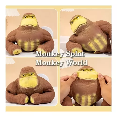 MONKEY WORLD LATEX GORILA SOFT COMPRENSION TOY - 2