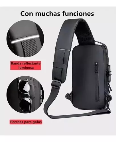 BOLSO CRUZADO BANDOLERA ANTIRROBO - 2
