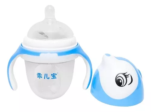 MAMADERA DE SILICONA CON AGARRE ANTI COLICOS - 1