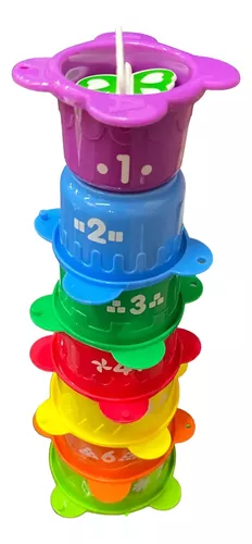 VASOS APILABLES JUEGO PARA NIÑOS - 2