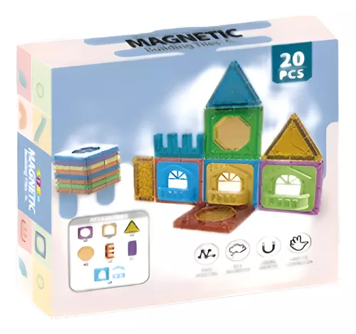 BLOQUES MAGNETICOS 20 PIEZAS - 1
