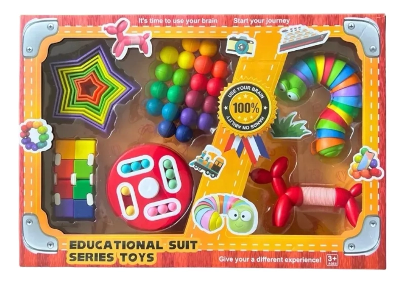 KIT/SET SENSORIAL ANTIESTRES 6 PIEZAS - 1