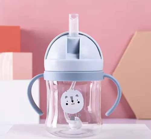 BOTELLA ANTIDERRAME CON BOMBILLA ASAS PARA BEBE - 5