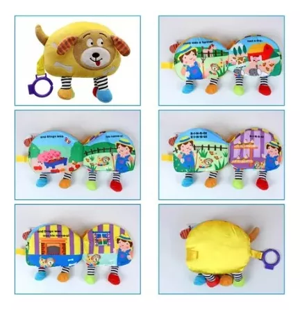 LIBRO DE TELA INTERACTIVO SENSORIAL PARA BEBE Y NIÑOS - 4