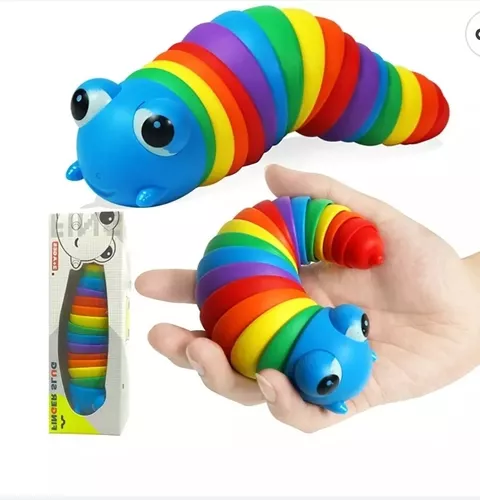 JUGUETE ANTIESTRES SENSORIAL GUSANO FINGER - 2