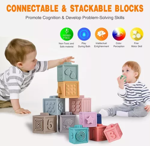 BLOQUES DE CONSTRUCCION APILABLES JUGUETE DENTICION - 2