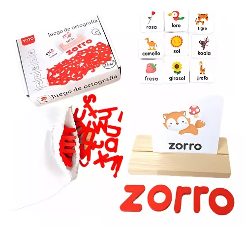 JUEGO DIDACTICO PARA NIÑOS DE ORTOGRAFIA - 4