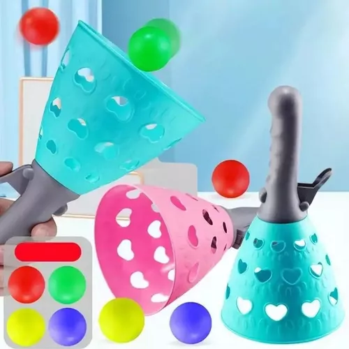 JUEGO PELOTAS LANZA TIRA Y ATRAPA DIVERTIDO - 3
