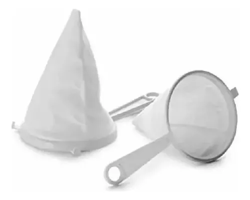 COLADOR DE TELA CAFE GRANO FILTRO REUTILIZABLE - 2