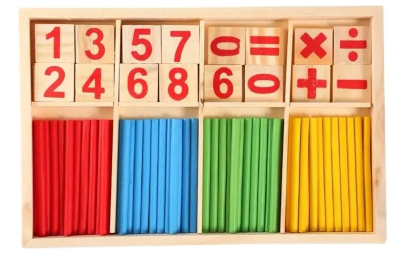 JUEGO DE MADERA NUMEROS JUEGO DIDACTICO - 1