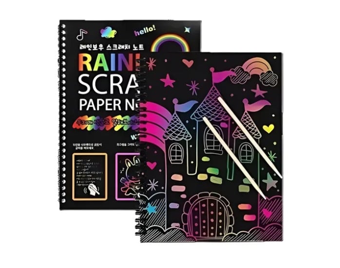 LIBRETA RASPABLE SCRATCH ART NOTE - 1