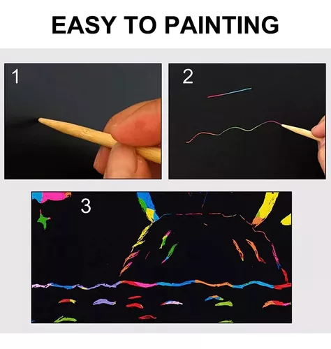 LIBRETA RASPABLE SCRATCH ART NOTE - 2