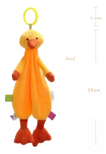 PELUCHE TUTO DE APEGO JUGUETE AMIGO SONAJERO - 3