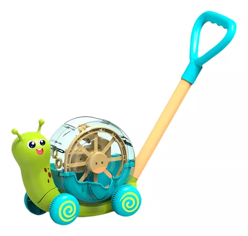 CARRITO CAMINADOR DE ARRASTRE Y LANZA BURBUJAS - 1