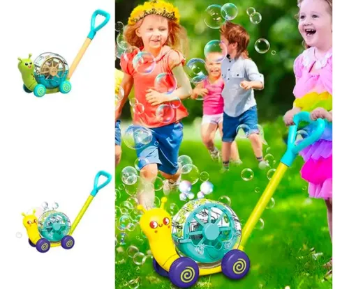 CARRITO CAMINADOR DE ARRASTRE Y LANZA BURBUJAS - 2