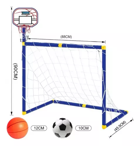 JUEGO DE FUTBOL Y BALONCESTO INFANTIL - 3