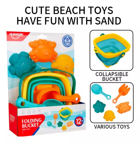 BALDE DE PLAYA PLEGABLE CON ACCESORIOS - 2