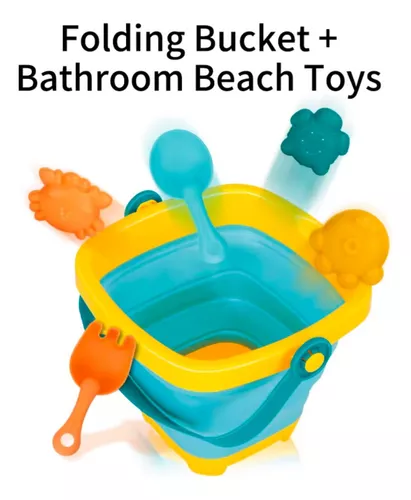 BALDE DE PLAYA PLEGABLE CON ACCESORIOS - 3