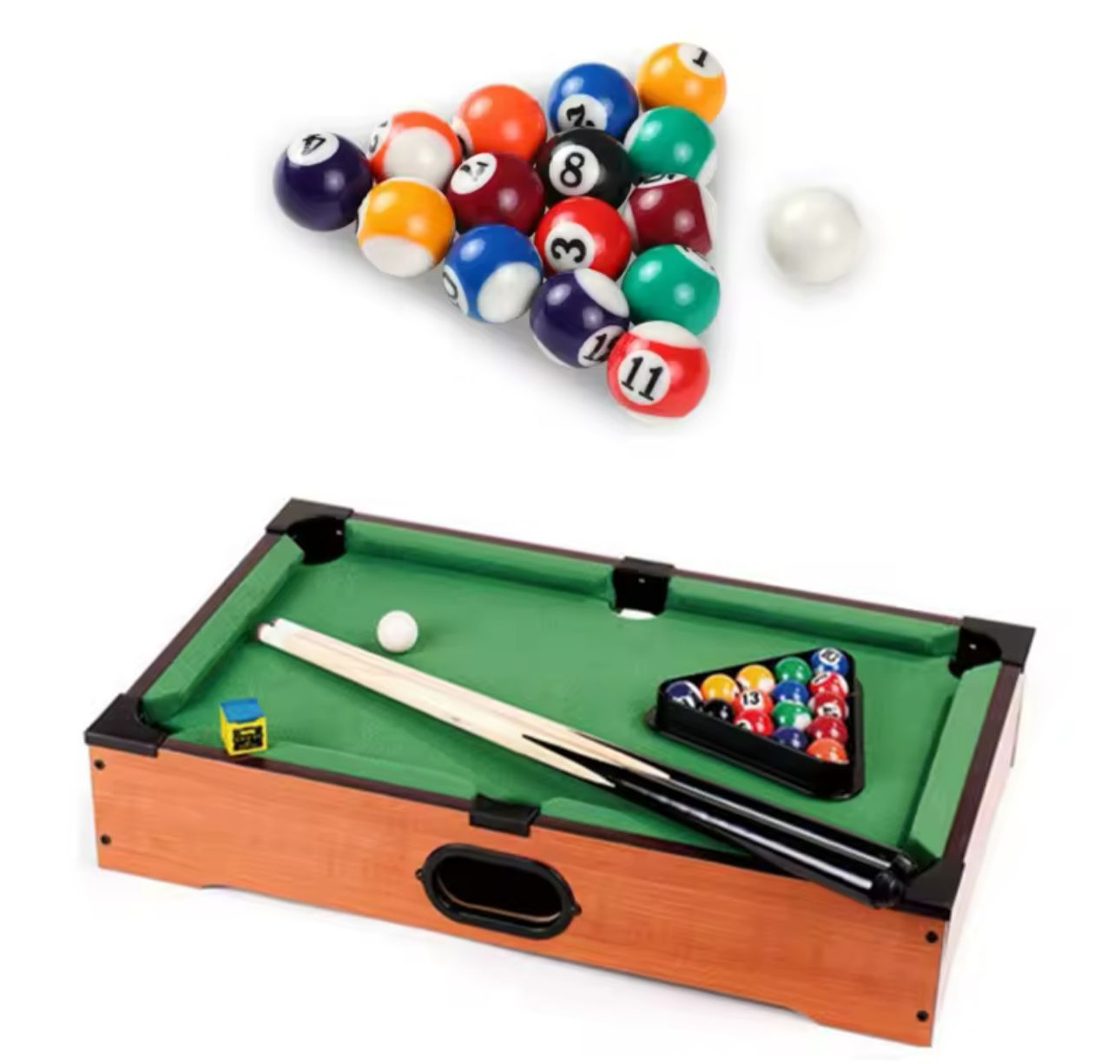 JUEGO DE MESA MADERA BILLAR - 1