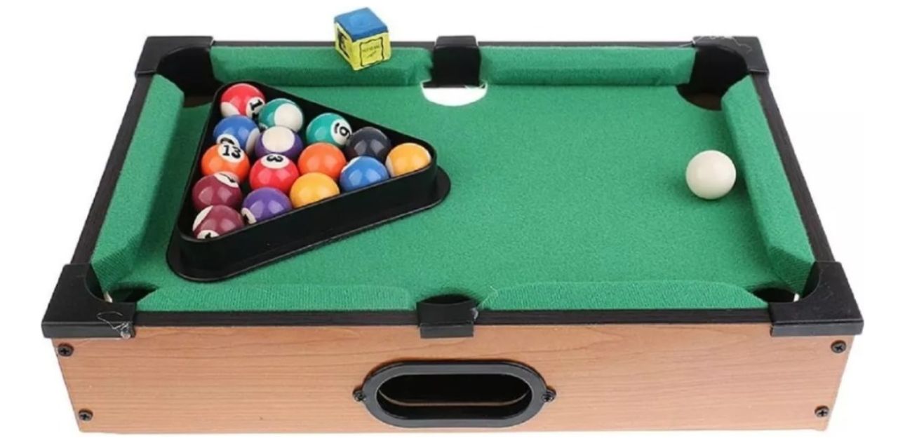 JUEGO DE MESA MADERA BILLAR - 4