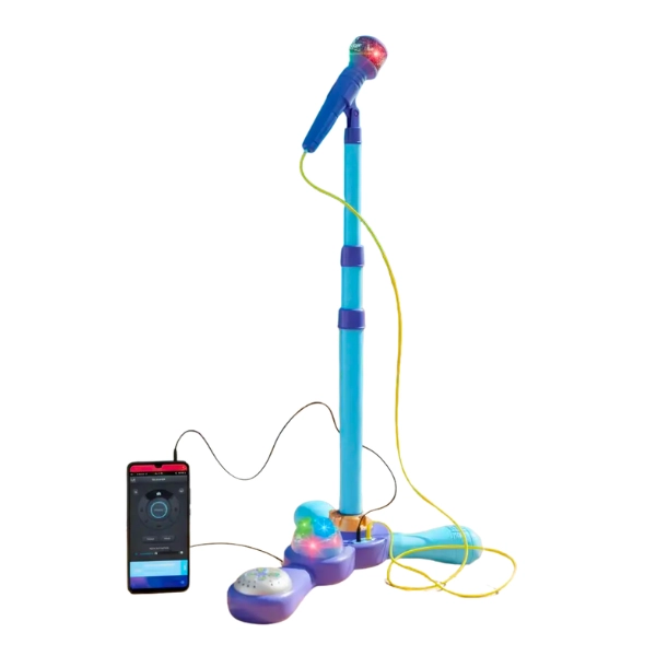 MICROFONO PEDESTAL JUGUETE MP3 CON LUCES - 1