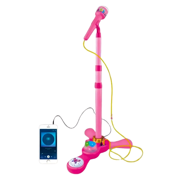 MICROFONO PEDESTAL JUGUETE MP3 CON LUCES - 3