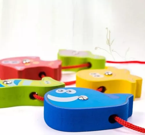 JUEGO PESCA Y ENCAJE MAGNETICO MADERA PUZZLE - 5